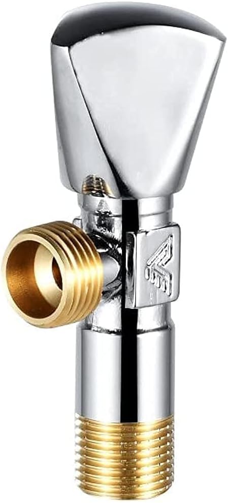 Angle Valve 1/2" Full Brass Body — WC & Hand Shattaf Connection