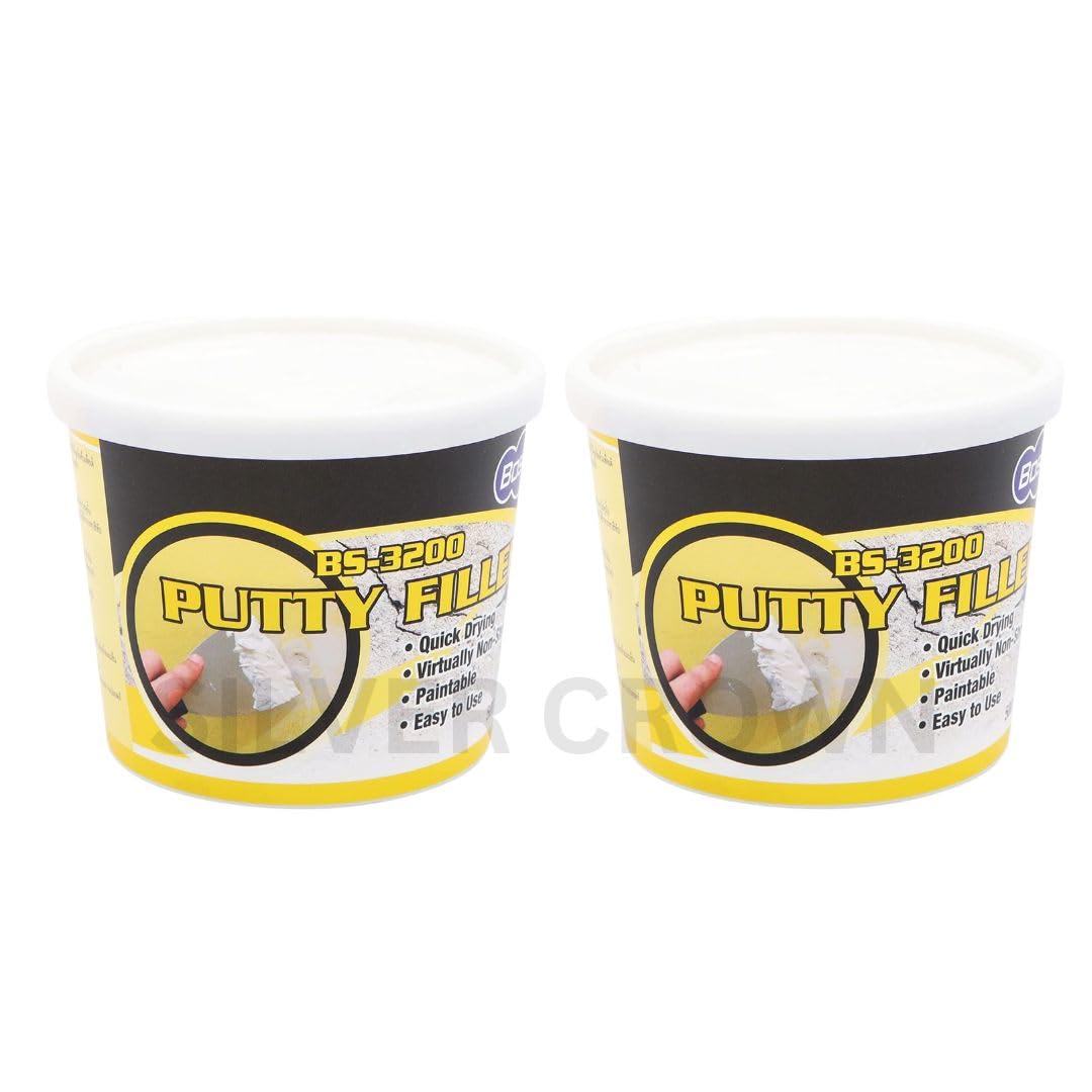 All Purpose Putty Filler - 2-Pack (500g Each) w/Scraper