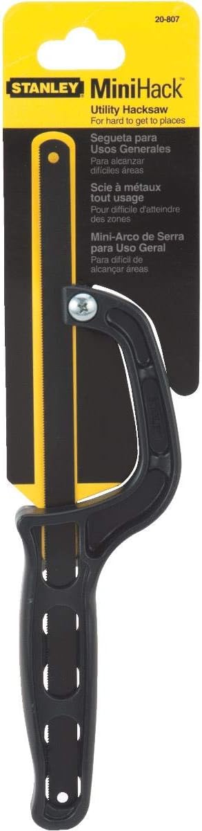 Stanley Hand Tools Mini-Hack Saw,Black,10 inch, STHT20807-8