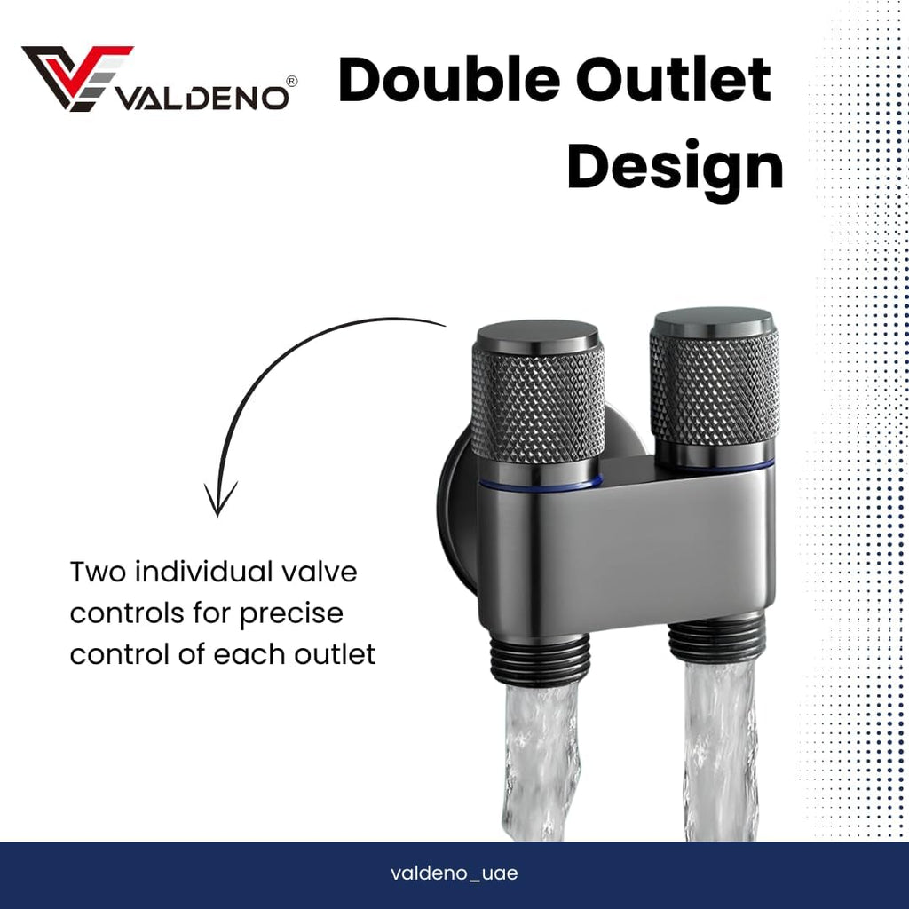Double Control Angle Valve,