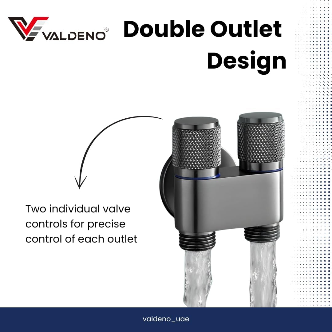 Double Control Angle Valve,
