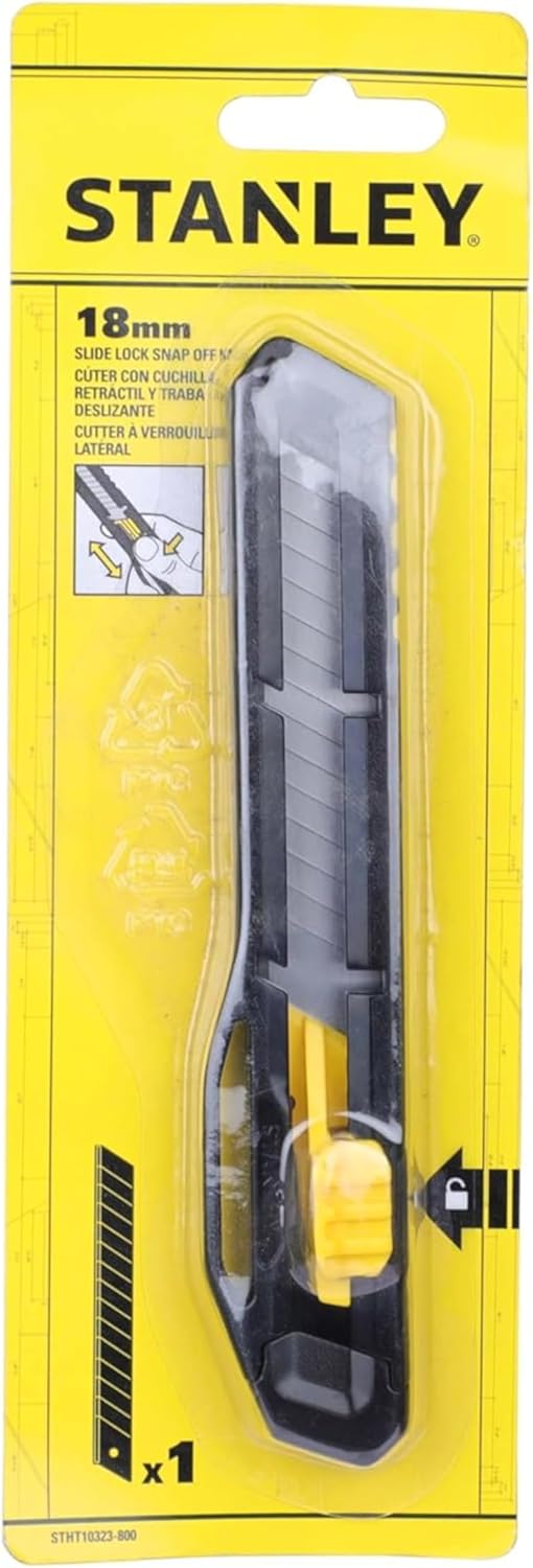 Stanley Stht10323-800 Plastic Slide Lock Snap Off Knife